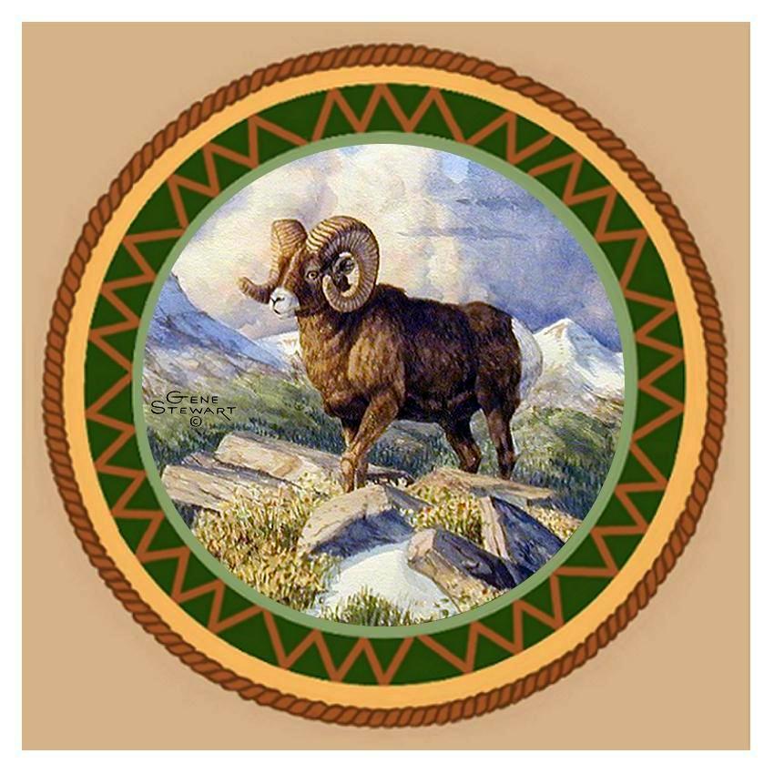 Big Horn Coaster Tile