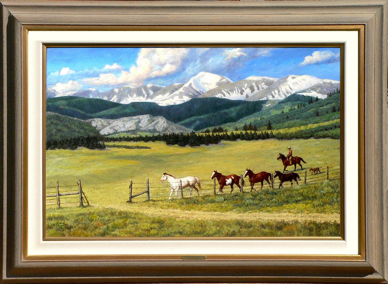 "Changing Pastures" oil painting