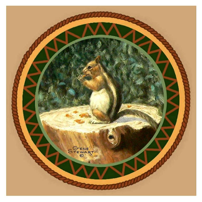 Chipmonk Coaster Tile